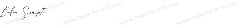 Balava Script字体转换